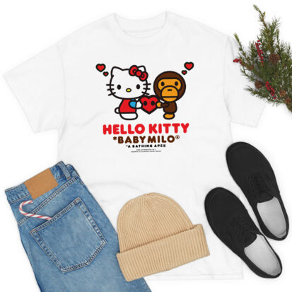 A Bathing Ape Baby Milo x Hello Kitty T Shirt