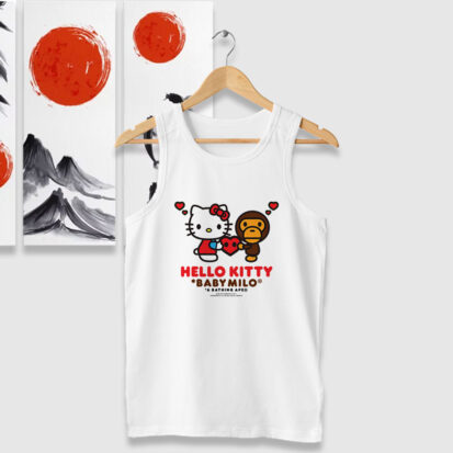 A Bathing Ape Baby Milo x Hello Kitty Tank Tops