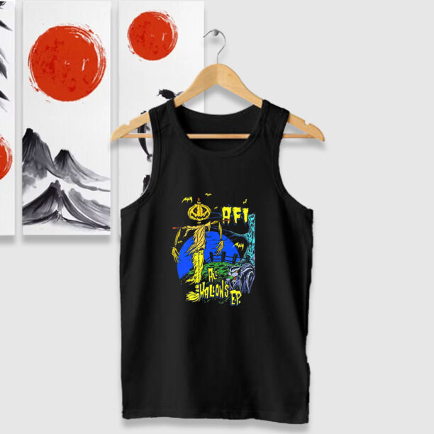 AFI All Hollows Bat Tank Tops