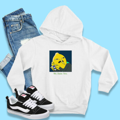 Adventure Time Lemongrab We Hate You Hoodie