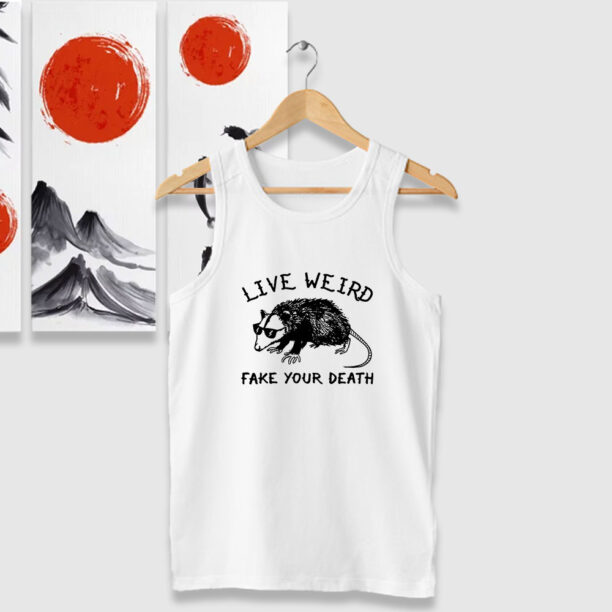 Awesome Live Weird Possum Tank Tops