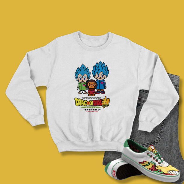 BAPE x Dragonball Super Son Goku Vegeta Sweatshirt