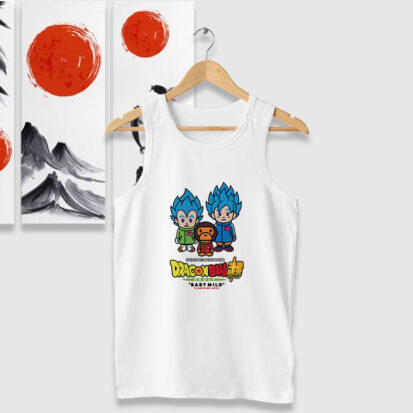 BAPE x Dragonball Super Son Goku Vegeta Tank Tops