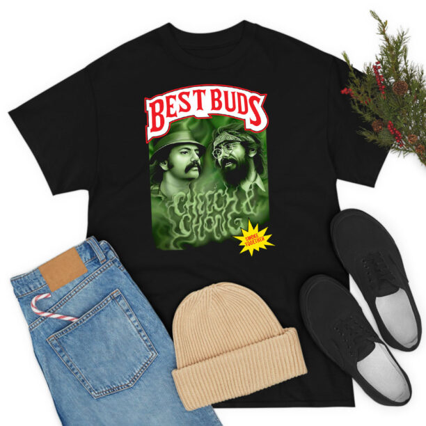 BEST BUDS Cheech And Chong Smoke Together Vintage T Shirt