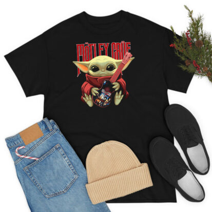 Baby Yoda hug Motley Crue T Shirt