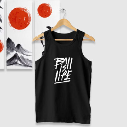 Ball Is Life Saying Tank Tops