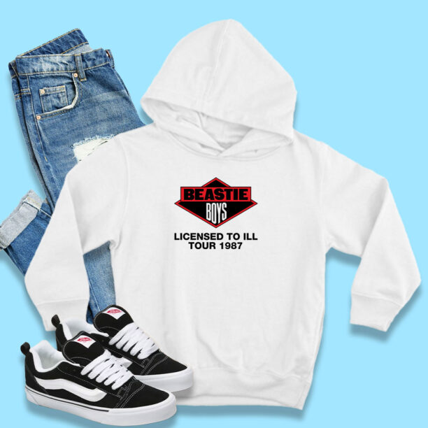 Beastie Boys Licensed to Ill Tour 1987 Retro Hoodie