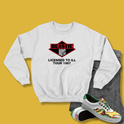 Beastie Boys Licensed to Ill Tour 1987 Retro Sweatshirt