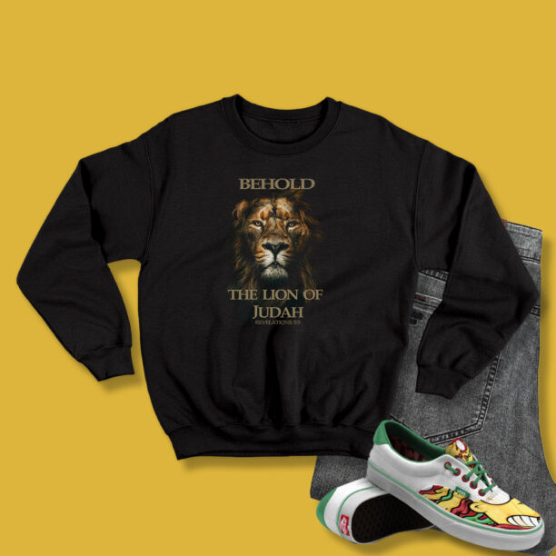 Behold The Lion Of Judah Sweatshirt