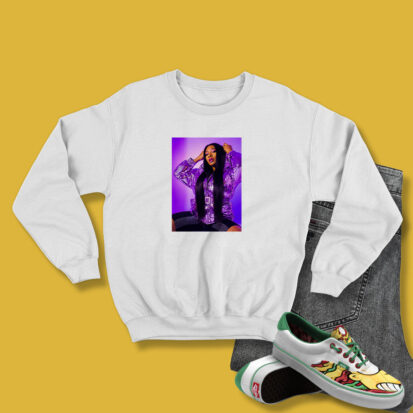 Best Megan Thee Purple Poster Sweatshirt