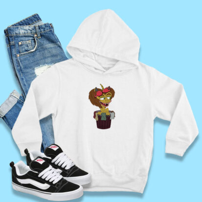 Big Mouth Hormone Monster in a Basket Hoodie