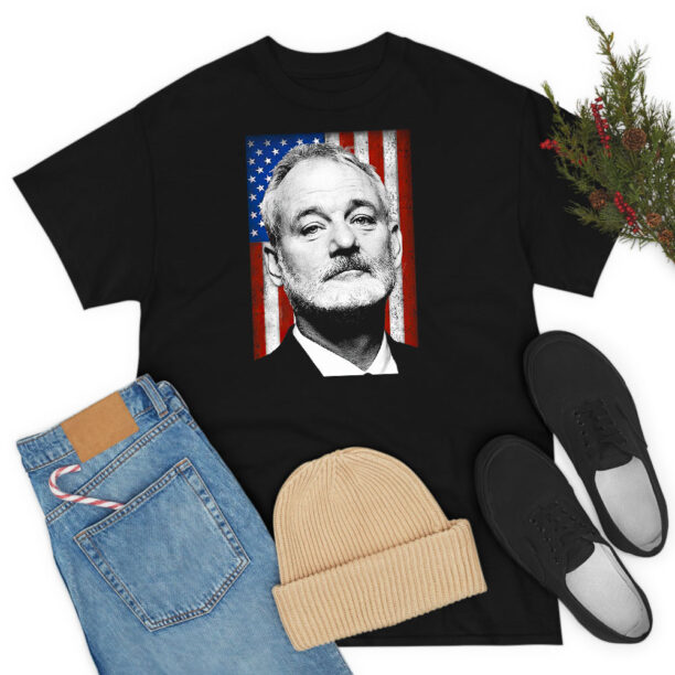 Bill Murray American Flag T Shirt