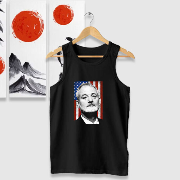 Bill Murray American Flag Tank Tops