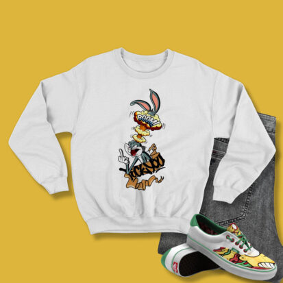 Bug Bunny Boom Fuck You Sweatshirt