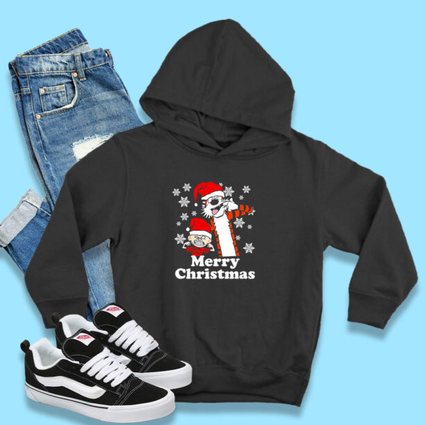 Calvin and Hobbes Christmas Vintage Hoodie