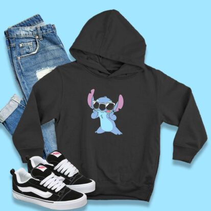 Cute Disney Lilo Stitch Sunglasses Hoodie