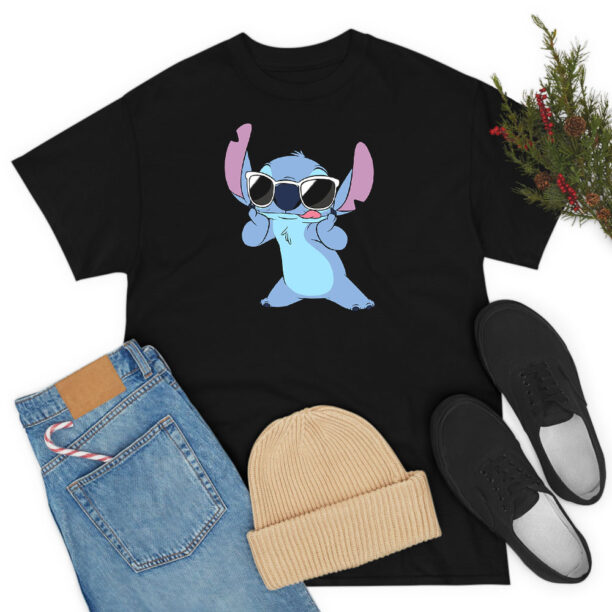 Cute Disney Lilo Stitch Sunglasses T Shirt