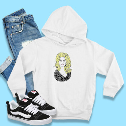 Dolly Parton Illustration Art Hoodie