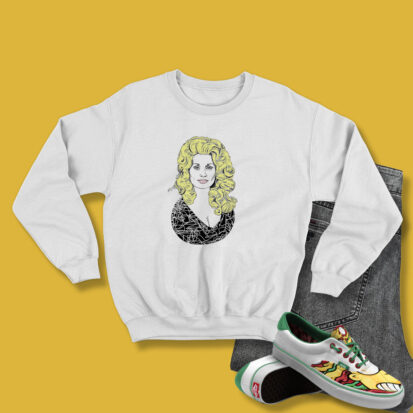 Dolly Parton Illustration Art Sweatshirt