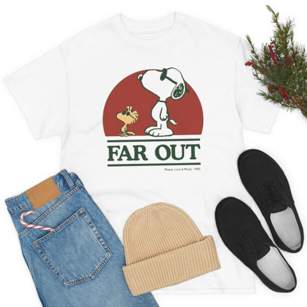 Far Out Snoopy T Shirt