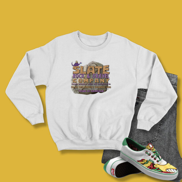 Flintstones Slate Rock Gravel Company Sweatshirt