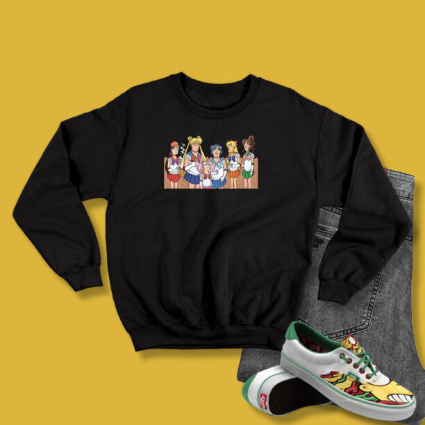 Funny King Of The Hill X Sailor Moon Sweatshirt