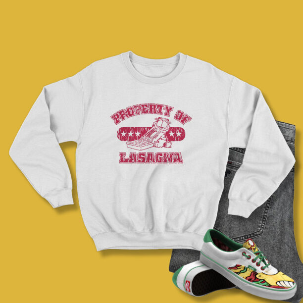 Garfield Property Of Lasagna Sweatshirt