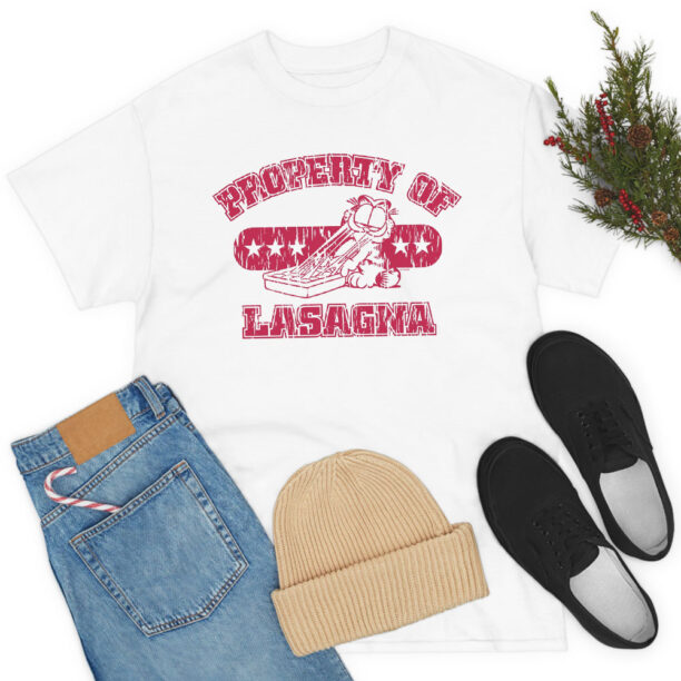 Garfield Property Of Lasagna T Shirt