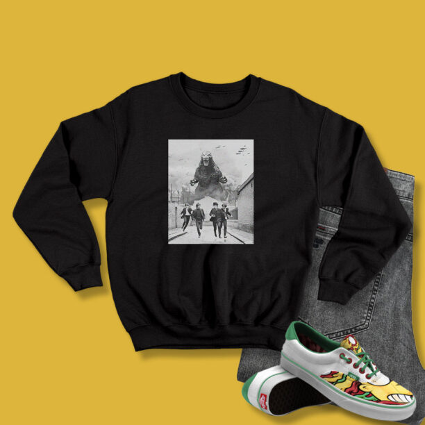 Godzilla Versus The Beatles Sweatshirt