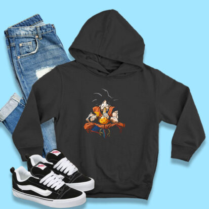 Goku Anime Fighter Smoking Funny Hoodie