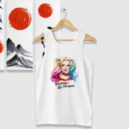 Harley Quinn Mummys not Daddys Lil Monster Tank Tops