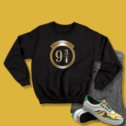 Harry Potter Platform 9 3 4 Kings Cross Station Sweatshirt