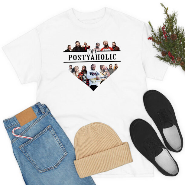 Im A Postyaholic Post Malone Heart T Shirt