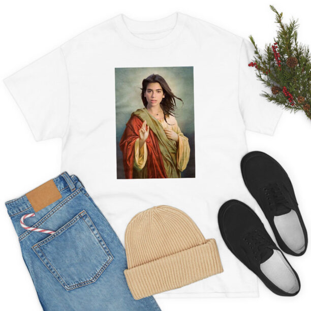 Jesus in Dua Lipa Funny T Shirt