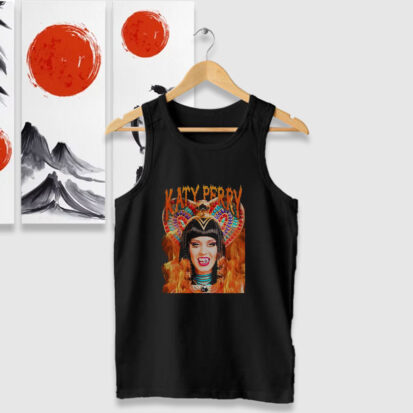 Katy Perry Flame Vintage Bootleg Tank Tops