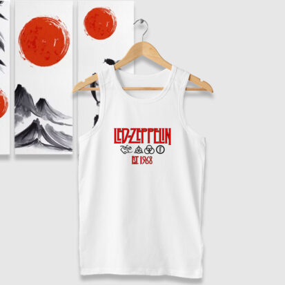 Led Zeppelin Symbols Est 68 Tank Tops