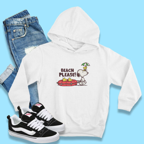 Lets Go To The Beach Snoopy Hoodie