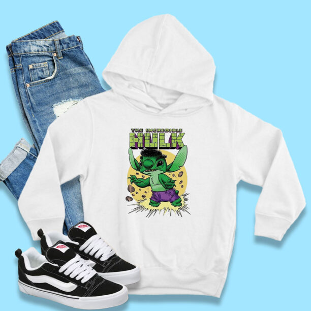 Lilo Stitch Hulk Funny Hoodie