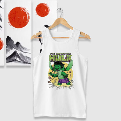 Lilo Stitch Hulk Funny Tank Tops