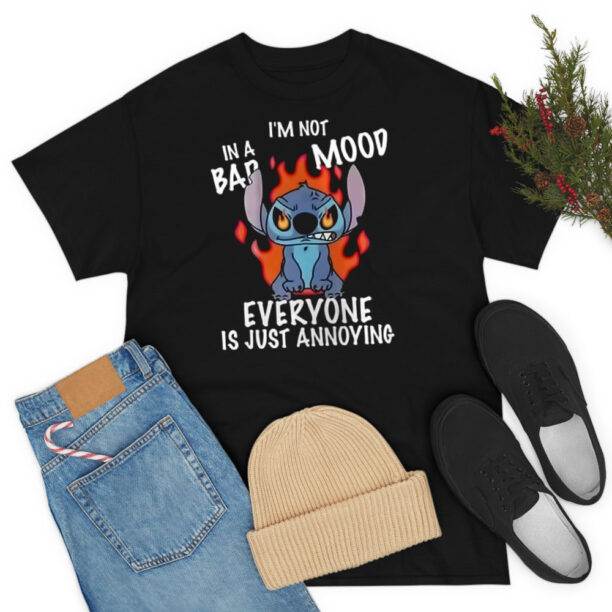 Lilo Stitch Im Not Bad Mood T Shirt