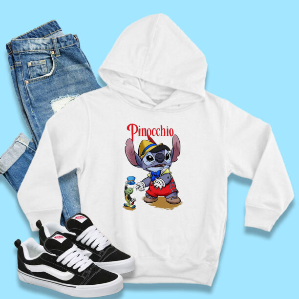 Lilo Stitch Pinocchio Funny Hoodie