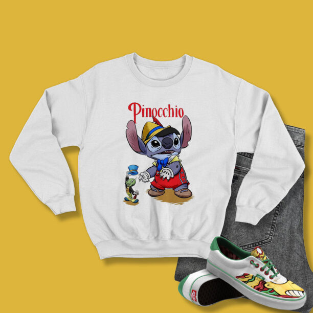 Lilo Stitch Pinocchio Funny Sweatshirt