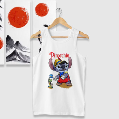 Lilo Stitch Pinocchio Funny Tank Tops