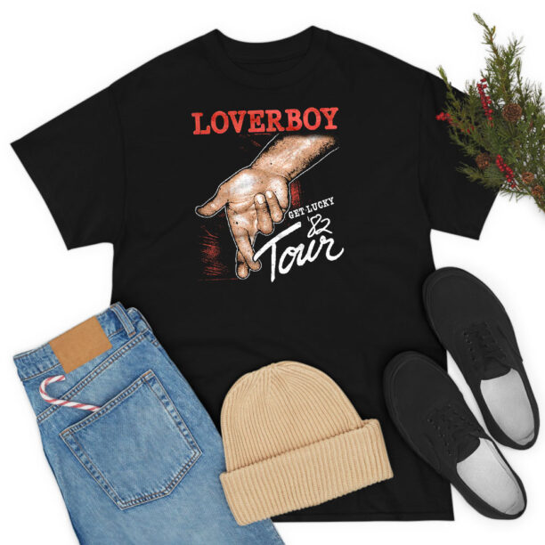 Loverboy Get Lucky Tour 1982 Album T Shirt