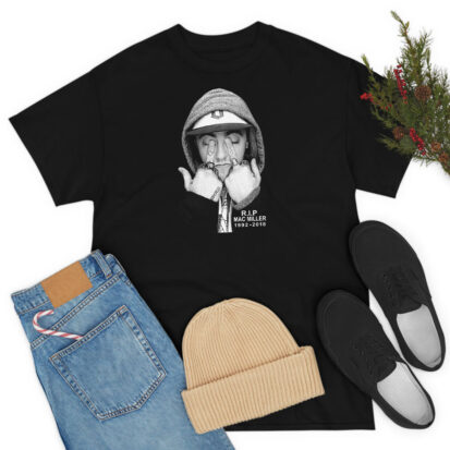 Mac Miller RIP Middle Finger Rapper T Shirt