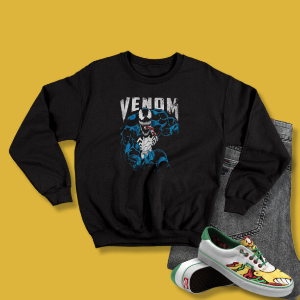 Marvel Venom Bloody Tongue Out Sweatshirt