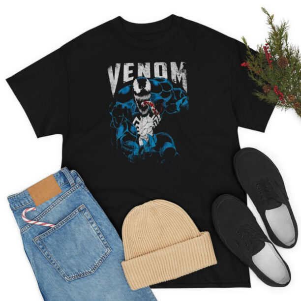 Marvel Venom Bloody Tongue Out T Shirt