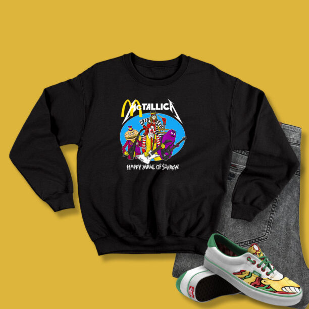 McDonalds Metallica Happy Meal Of Sorrow Sweatshirt