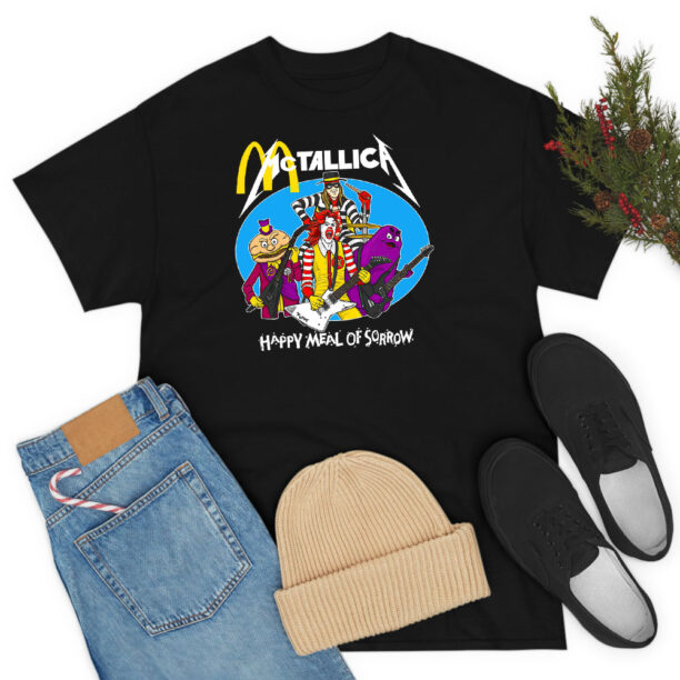 McDonalds Metallica Happy Meal Of Sorrow T Shirt