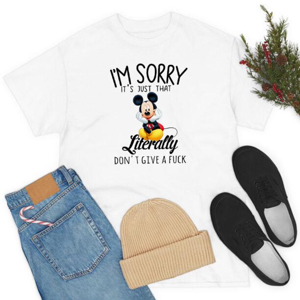 Mickey Mouse Dont Give A Fuck T Shirt